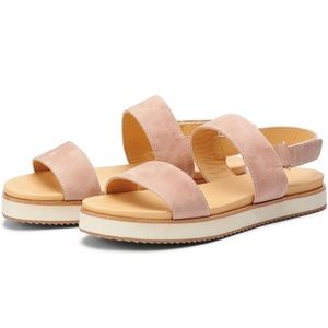 Brand new in box Nisolo go-to flatform size 10, desert storm